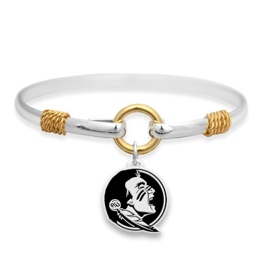 Florida State Logo Bangle Bracelet - Fan Sparkle