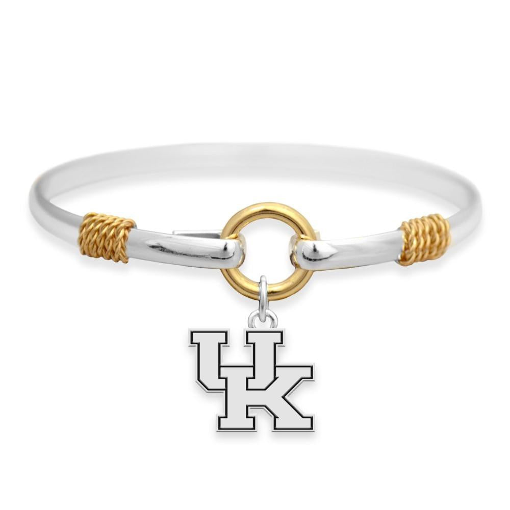 Kentucky Logo Bangle Bracelet - Fan Sparkle