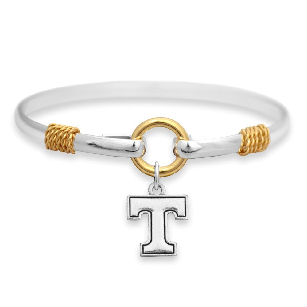 Tennessee Logo Bangle Bracelet - Fan Sparkle