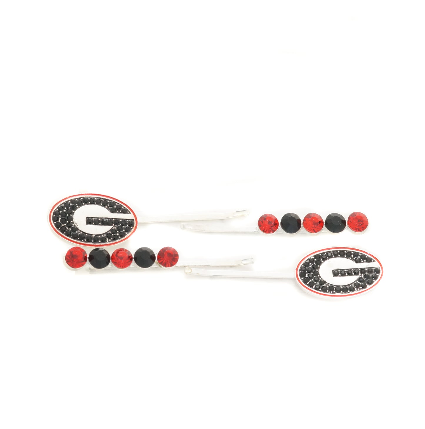 Georgia Rhinestone Crystal Hair Pins - Fan Sparkle