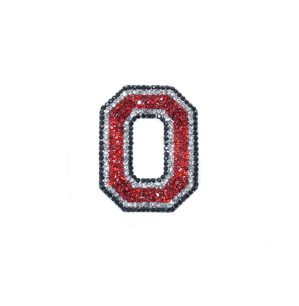 Ohio State Rhinestone Crystal Pin - Fan Sparkle