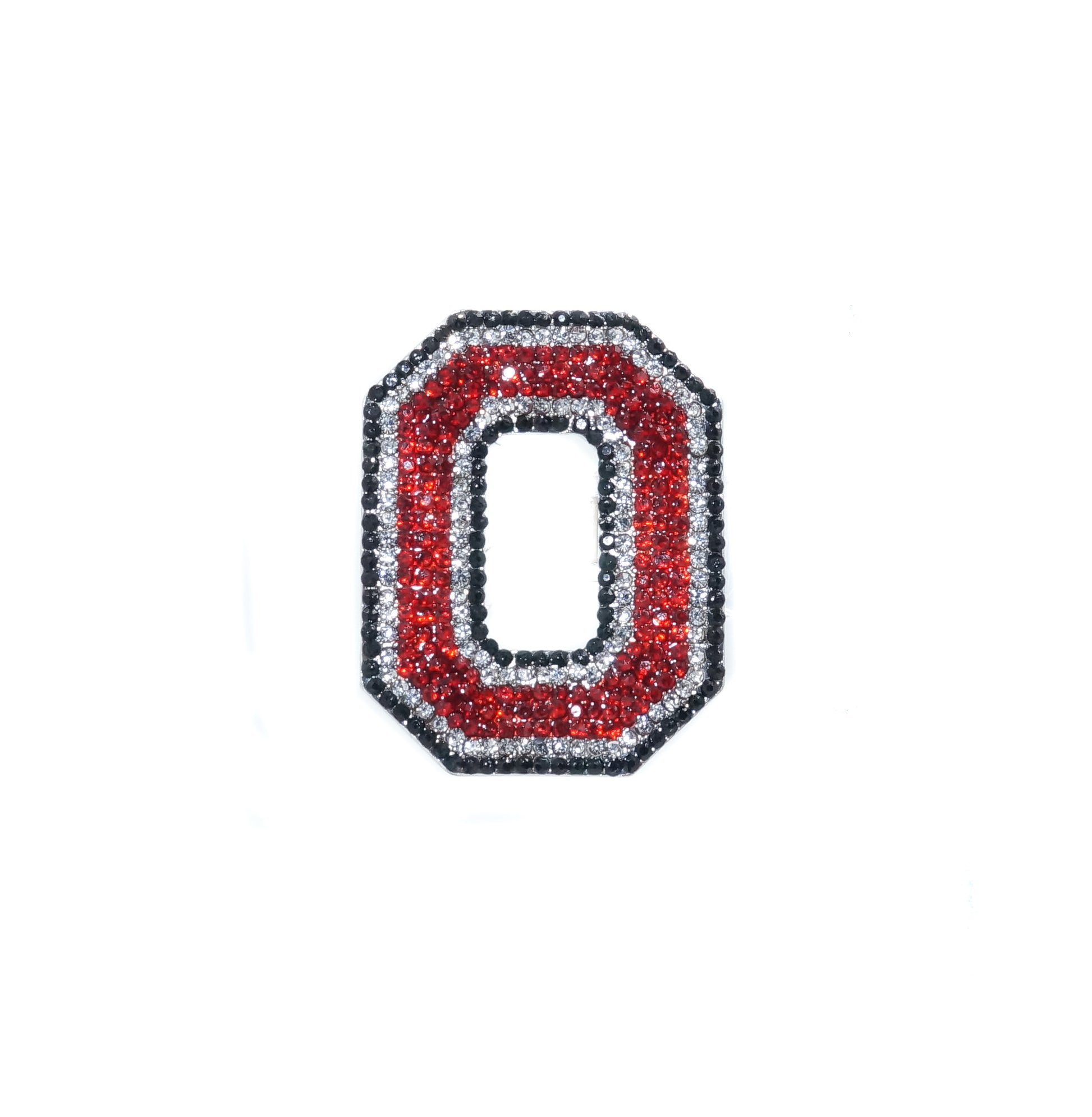 Ohio State Rhinestone Crystal Pin - Fan Sparkle