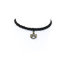 Auburn Braided Suede Choker - Fan Sparkle
