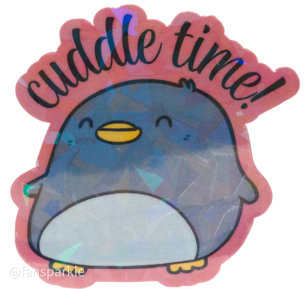 Cuddle Time Sticker - Fan Sparkle