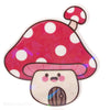 Kawaii Mushroom Sticker - Fan Sparkle