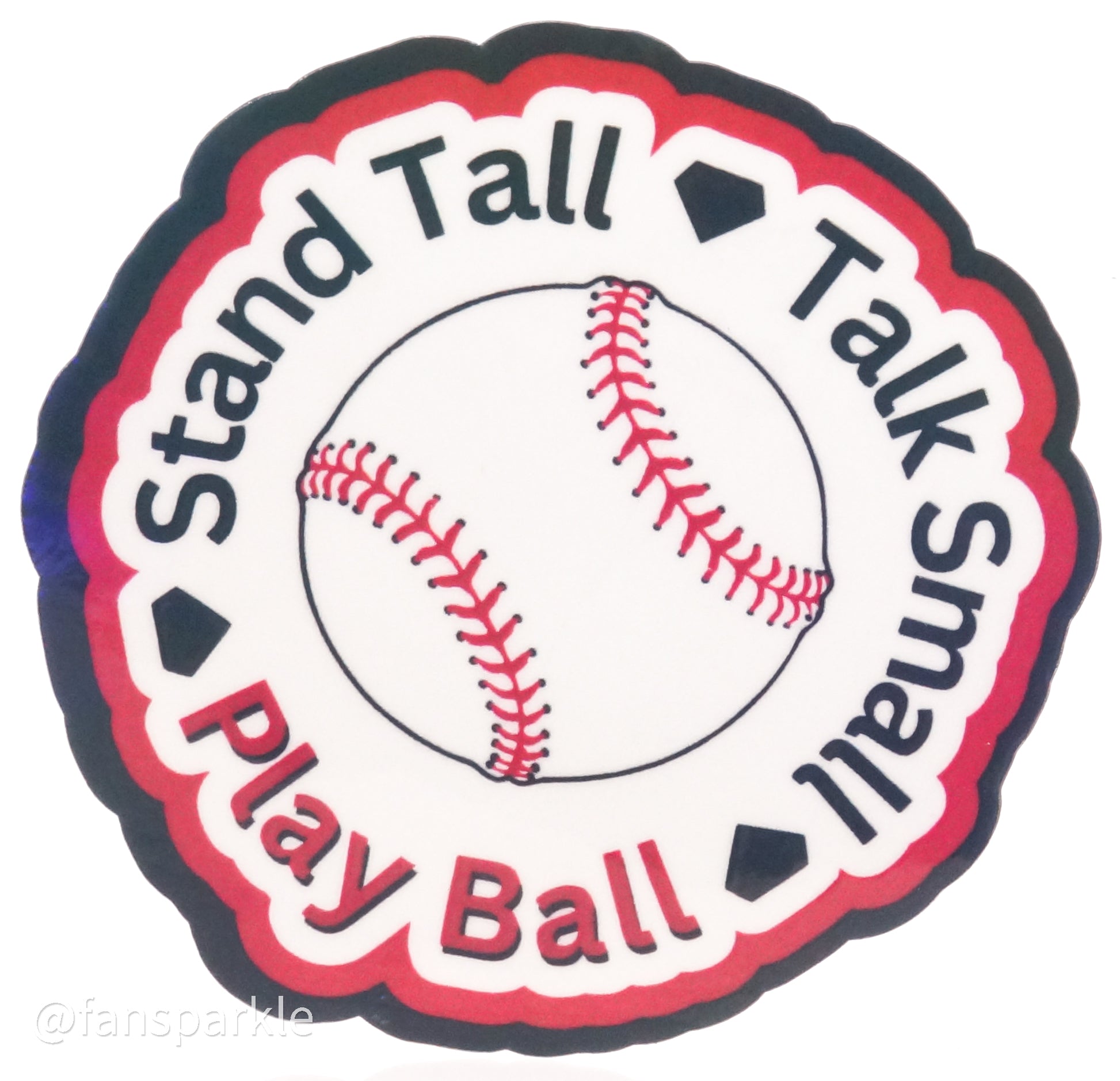 Baseball/Softball Sticker Pack - Fan Sparkle