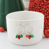 Christmas Jingle Bell Hoop Earrings