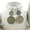 Vintage Double Coin Earrings