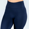 Navy Fleece Lined Leggings - Fan Sparkle