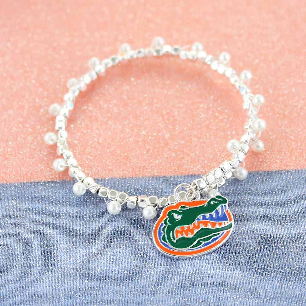Florida Logo Wrap Bracelet - Fan Sparkle