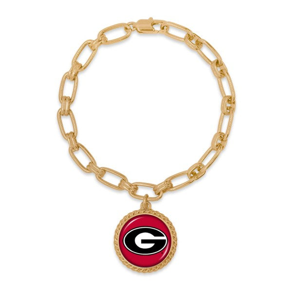 Georgia Chain Link Bracelet (Gold) - Fan Sparkle
