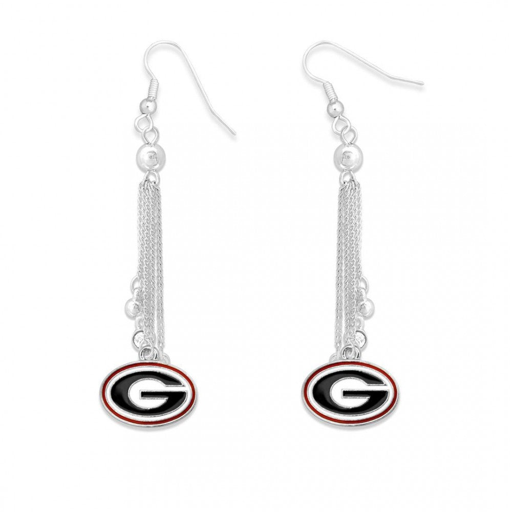 Georgia Dripping Jewels Earrings - Fan Sparkle
