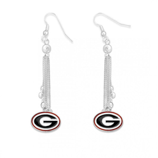 Georgia Dripping Jewels Earrings - Fan Sparkle