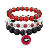 Georgia Crystal Stretch Bracelet Trio - Fan Sparkle