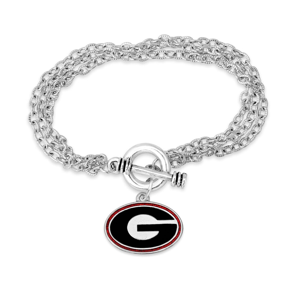 Georgia Gameday Glitter Bracelet - Fan Sparkle