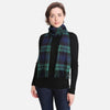 Green Plaid Scarf - Fan Sparkle