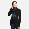 Green Plaid Scarf - Fan Sparkle