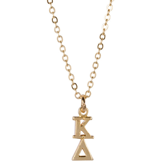 Kappa Delta Lavalier Necklace - Fan Sparkle