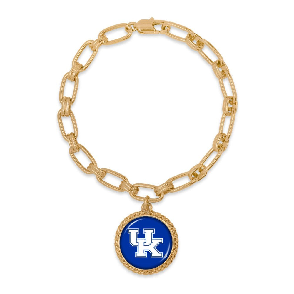 Kentucky Chain Link Bracelet (Gold) - Fan Sparkle