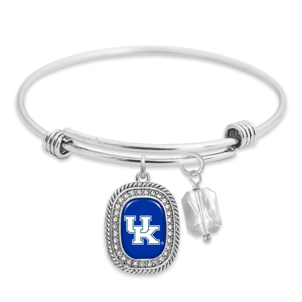 Kentucky Rhinestone Charm & Crystal Bracelet - Fan Sparkle