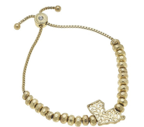 Louisiana Stretch Filigree Bracelet - Fan Sparkle