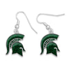 Michigan State Gameday Glitter Earrings - Fan Sparkle