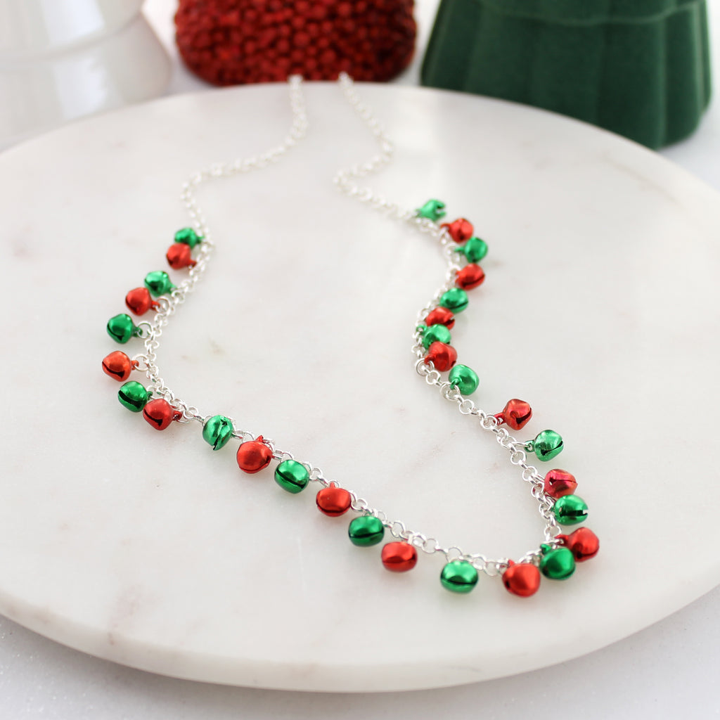 Christmas Jingle Bell Chain Necklace