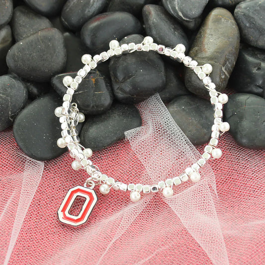 Ohio State Logo Wrap Bracelet - Fan Sparkle