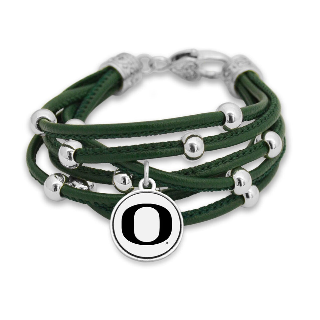 Oregon Leatherette Multi Cord Bracelet - Fan Sparkle