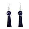 Penn State Logo Tassel Earrings - Fan Sparkle