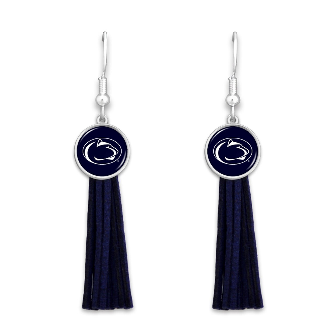 Penn State Logo Tassel Earrings - Fan Sparkle