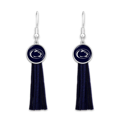 Penn State Logo Tassel Earrings - Fan Sparkle