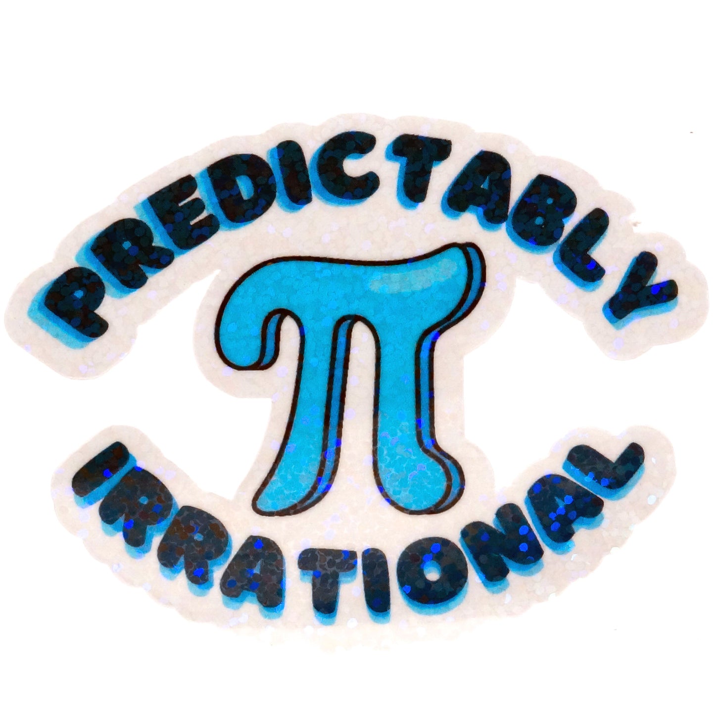 Predictably Irrational Sticker - Fan Sparkle