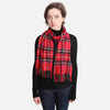 Red Plaid Scarf - Fan Sparkle