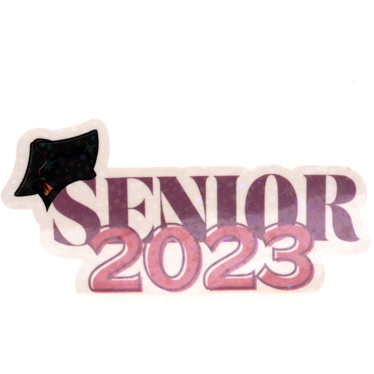 Senior 2023 Sticker (Classic) - Fan Sparkle