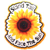 Stand Tall and Face The Sun Sticker - Fan Sparkle