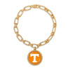 Tennessee Chain Link Bracelet (Gold) - Fan Sparkle