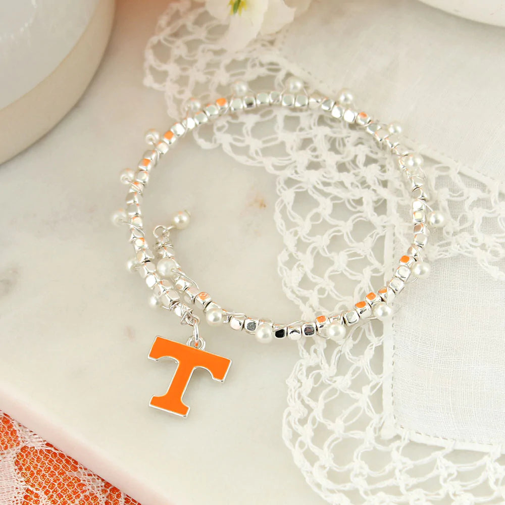 Tennessee Logo Wrap Bracelet - Fan Sparkle