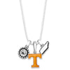 Tennessee Multi Charm & Rhinestone Necklace - Fan Sparkle