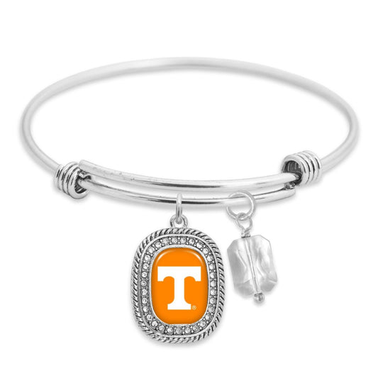 Tennessee Rhinestone Charm & Crystal Bracelet - Fan Sparkle
