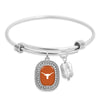 Texas Rhinestone Charm & Crystal Bracelet - Fan Sparkle
