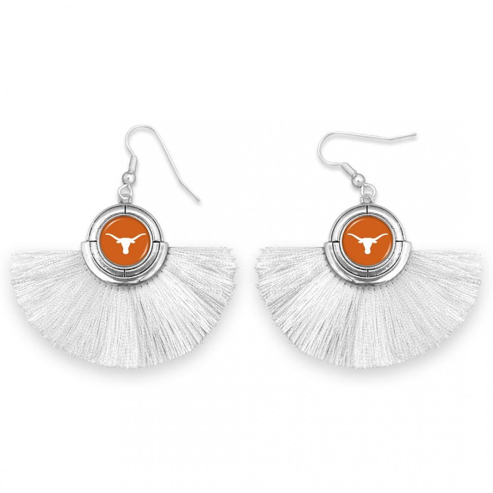 Texas Tassel Fan Earrings - Fan Sparkle