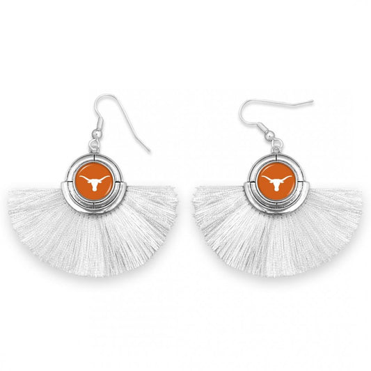 Texas Tassel Fan Earrings - Fan Sparkle
