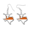Texas Logo & State Earrings - Fan Sparkle