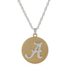Alabama Two Tone Logo Necklace - Fan Sparkle