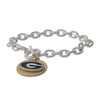 Georgia Two Tone Toggle Bracelet - Fan Sparkle