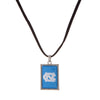 UNC Logo Suede Necklace - Fan Sparkle