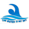 The Water Is My Sky Sticker - Fan Sparkle