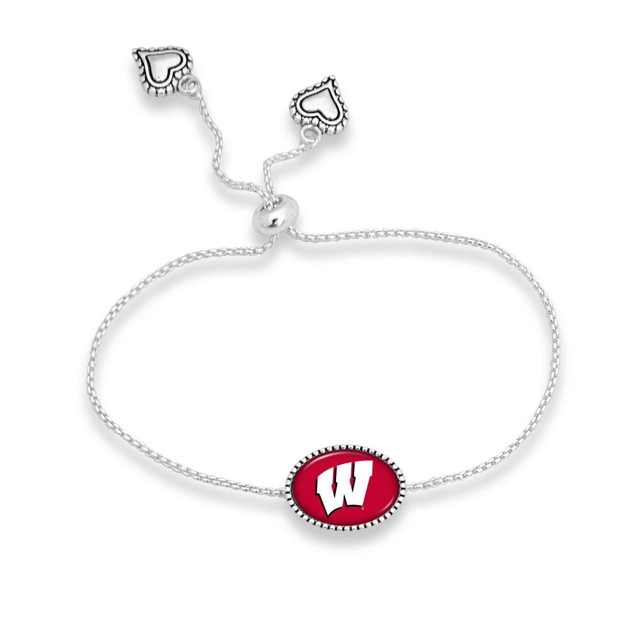 Wisconsin Slide Bracelet - Fan Sparkle